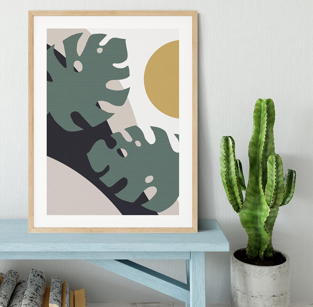 Leaf And Sun Framed Print - 1x - 3