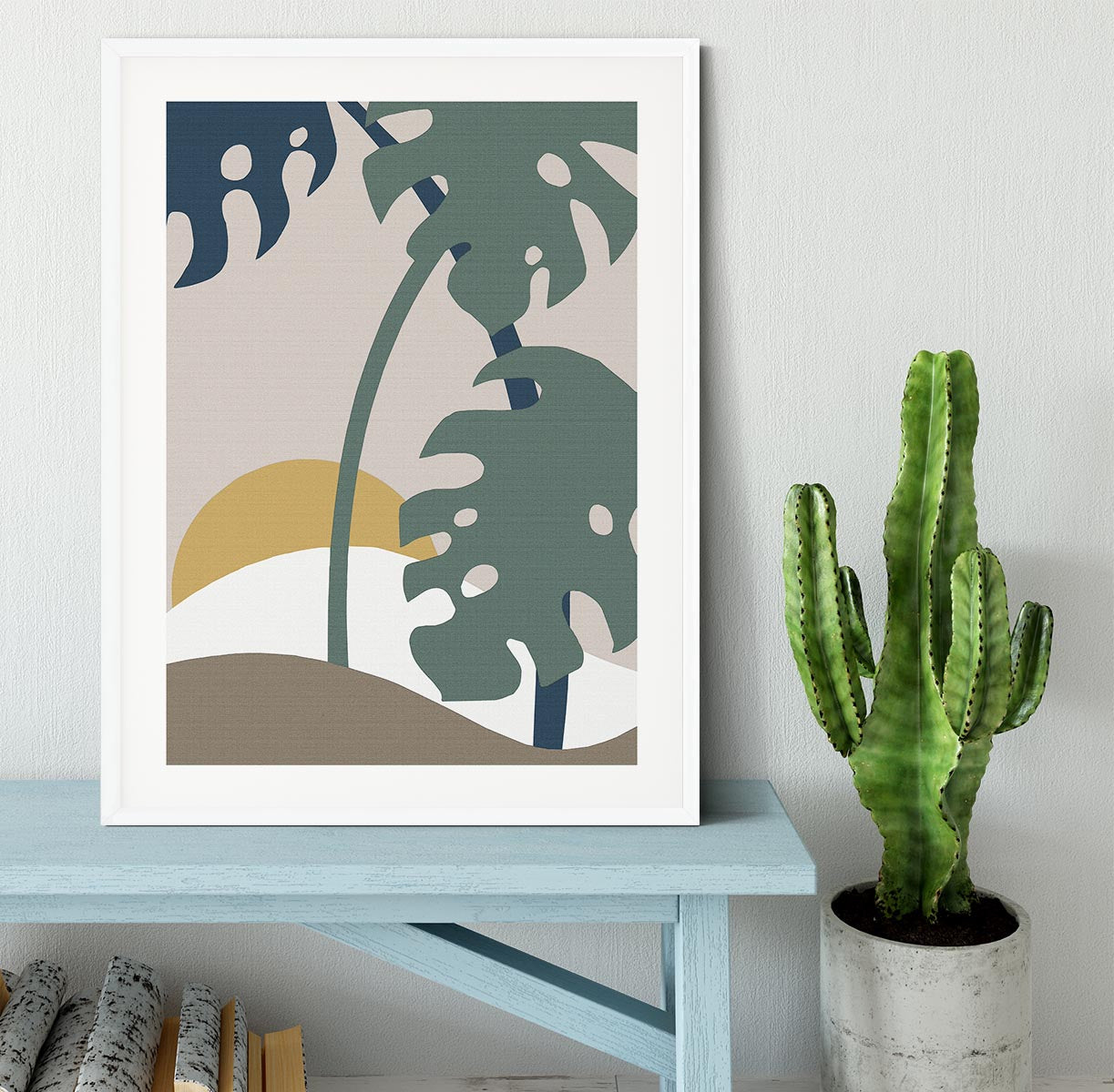 Leaves Palm Framed Print - 1x - 5