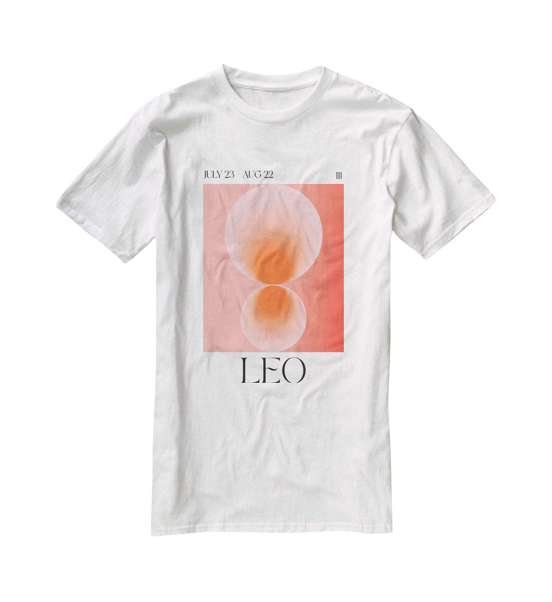 Leo Zodiac Vitality Poster T-Shirt - Canvas Art Rocks - 5