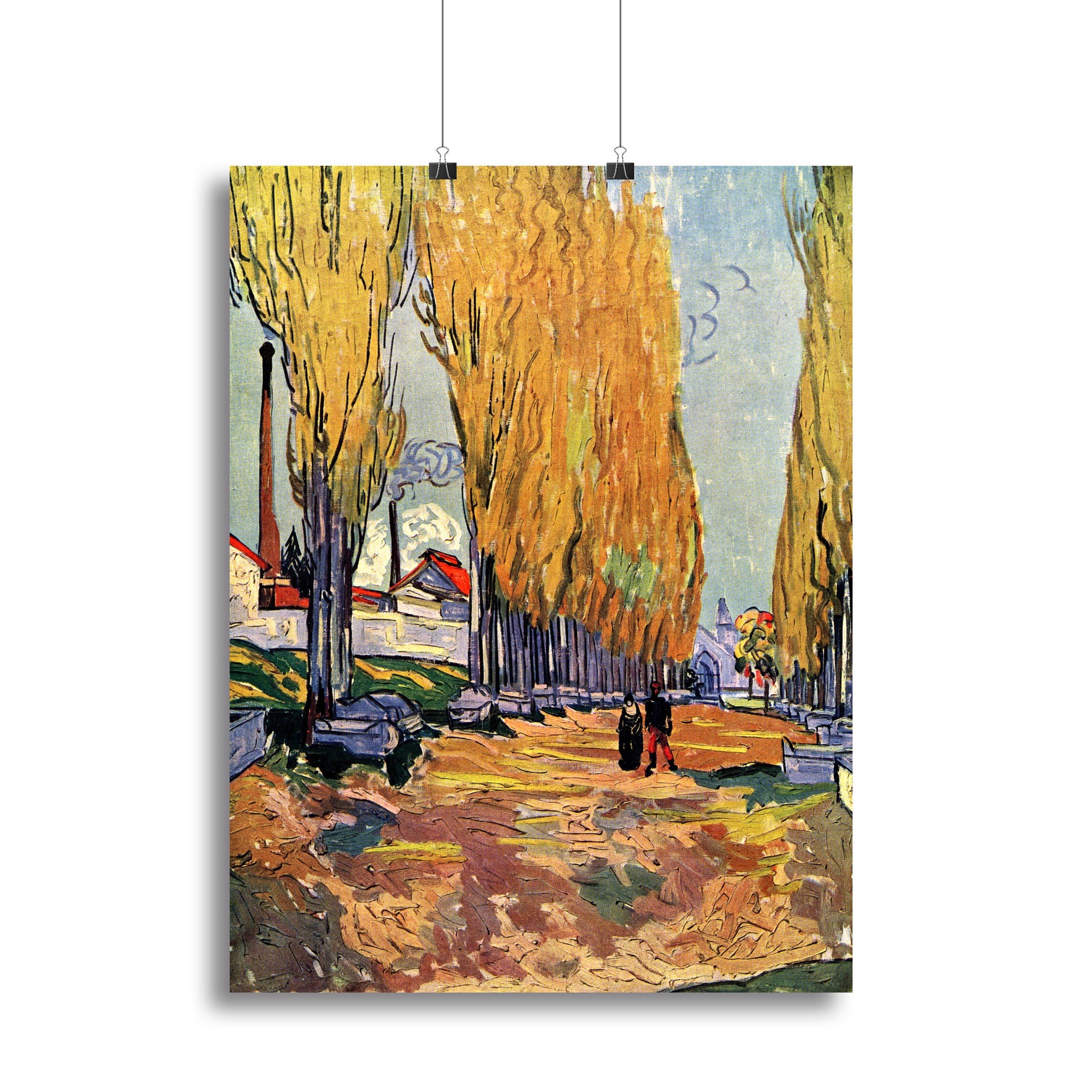 Les Alyscamps by Van Gogh Poster - Unframed