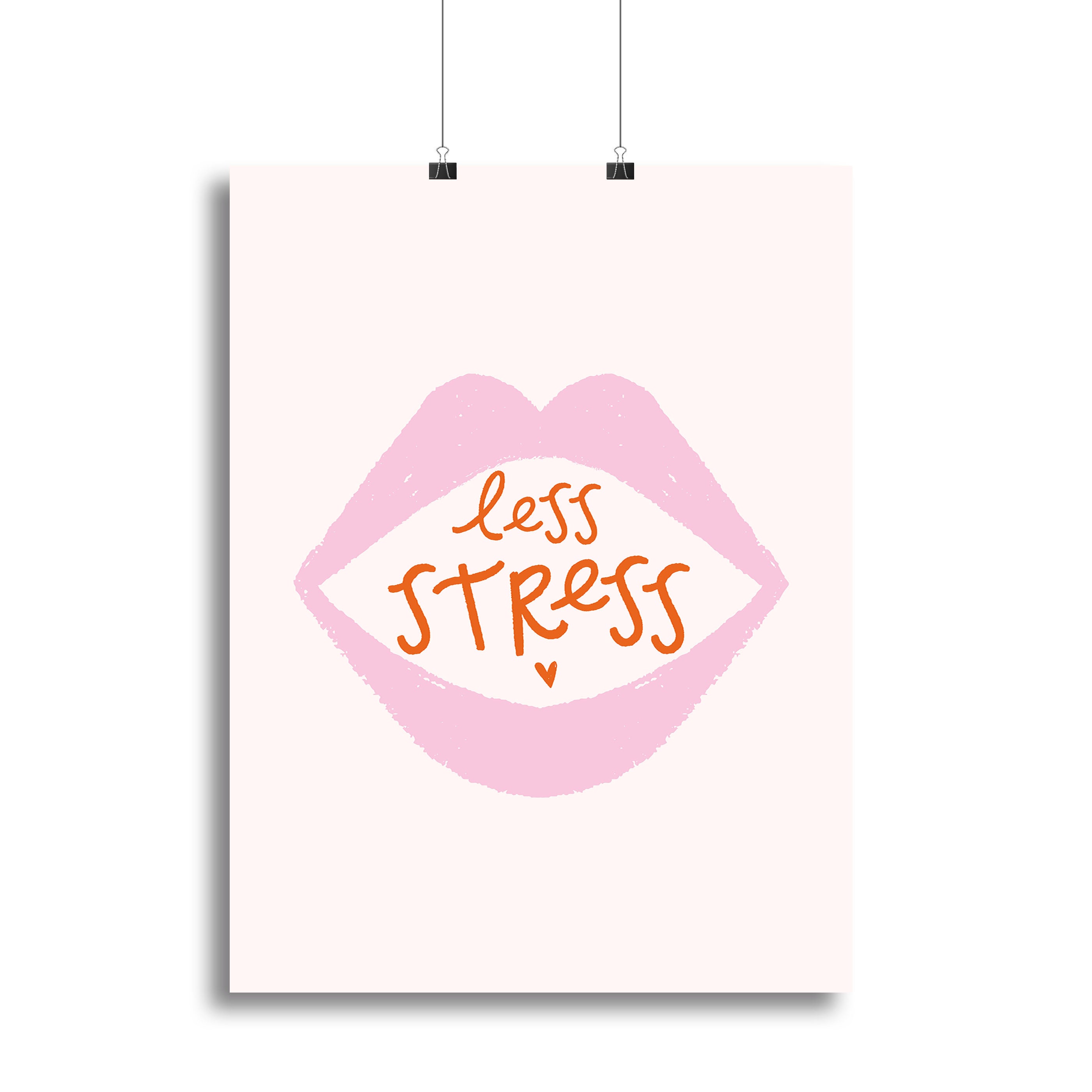 Less Stress Canvas Print or Poster - Canvas Art Rocks - 2