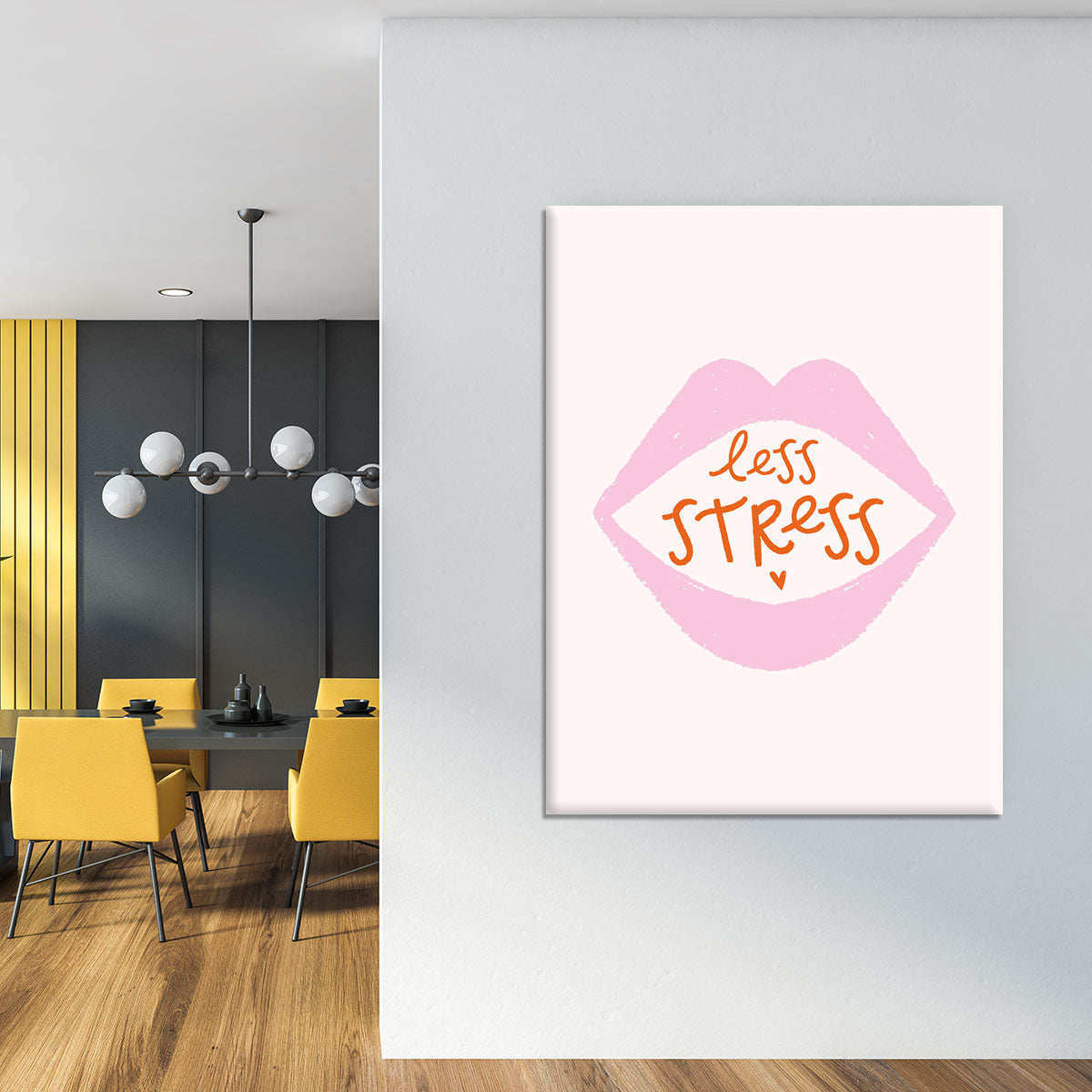 Less Stress Canvas Print or Poster - Canvas Art Rocks - 4