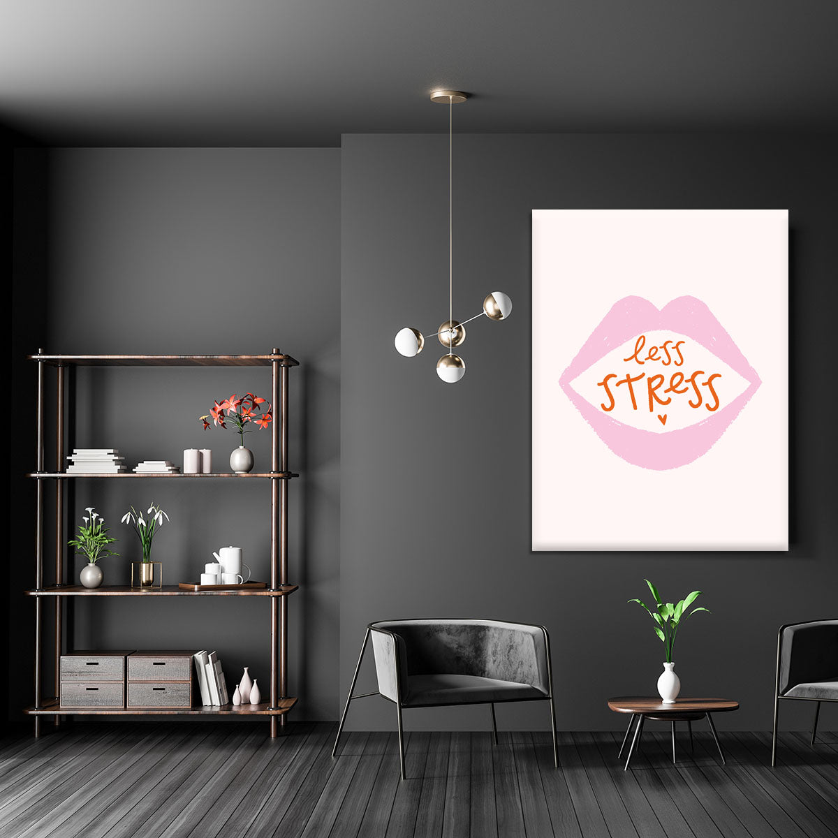 Less Stress Canvas Print or Poster - Canvas Art Rocks - 5