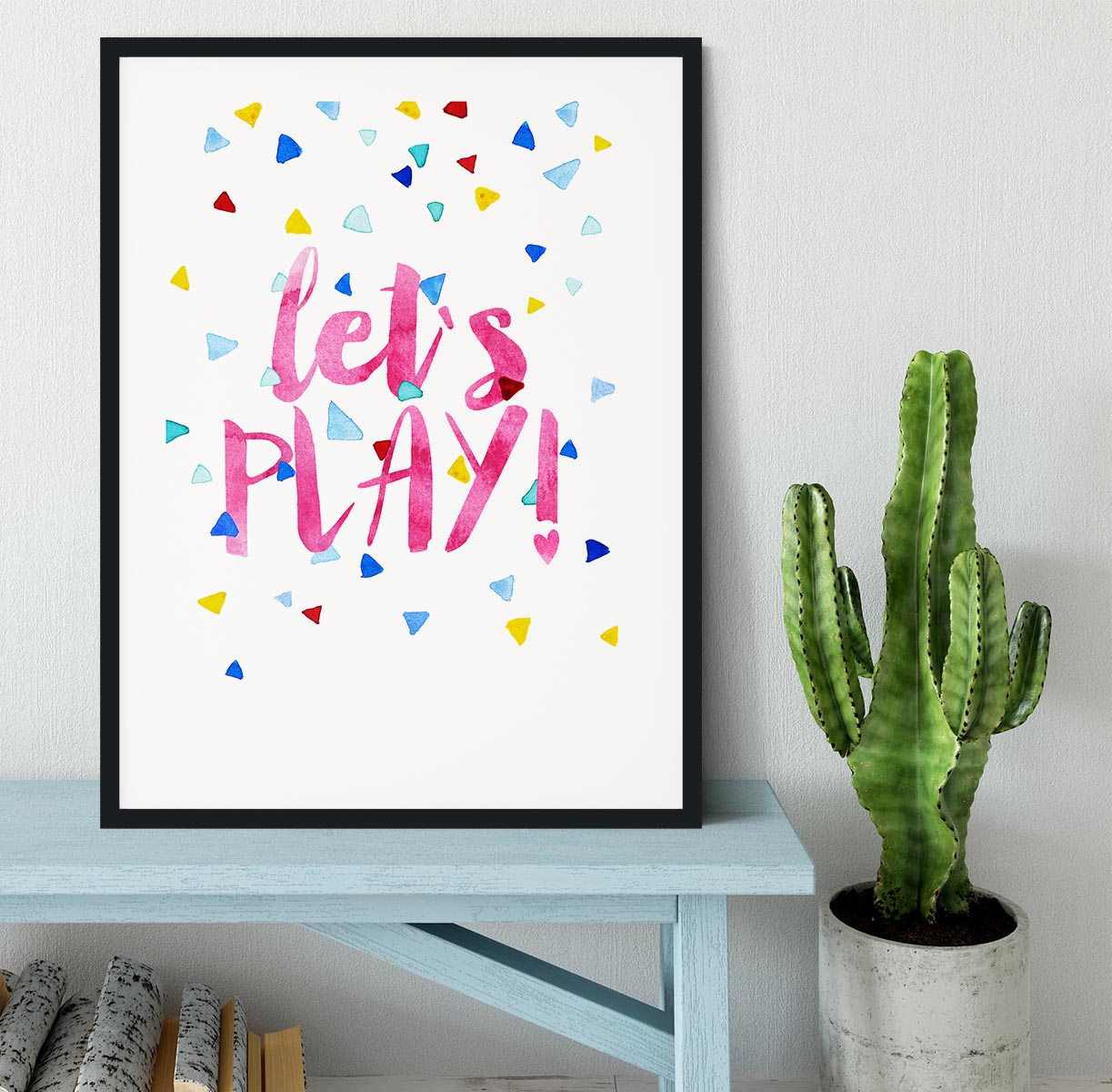 Lets Play Framed Print - 1x - 1