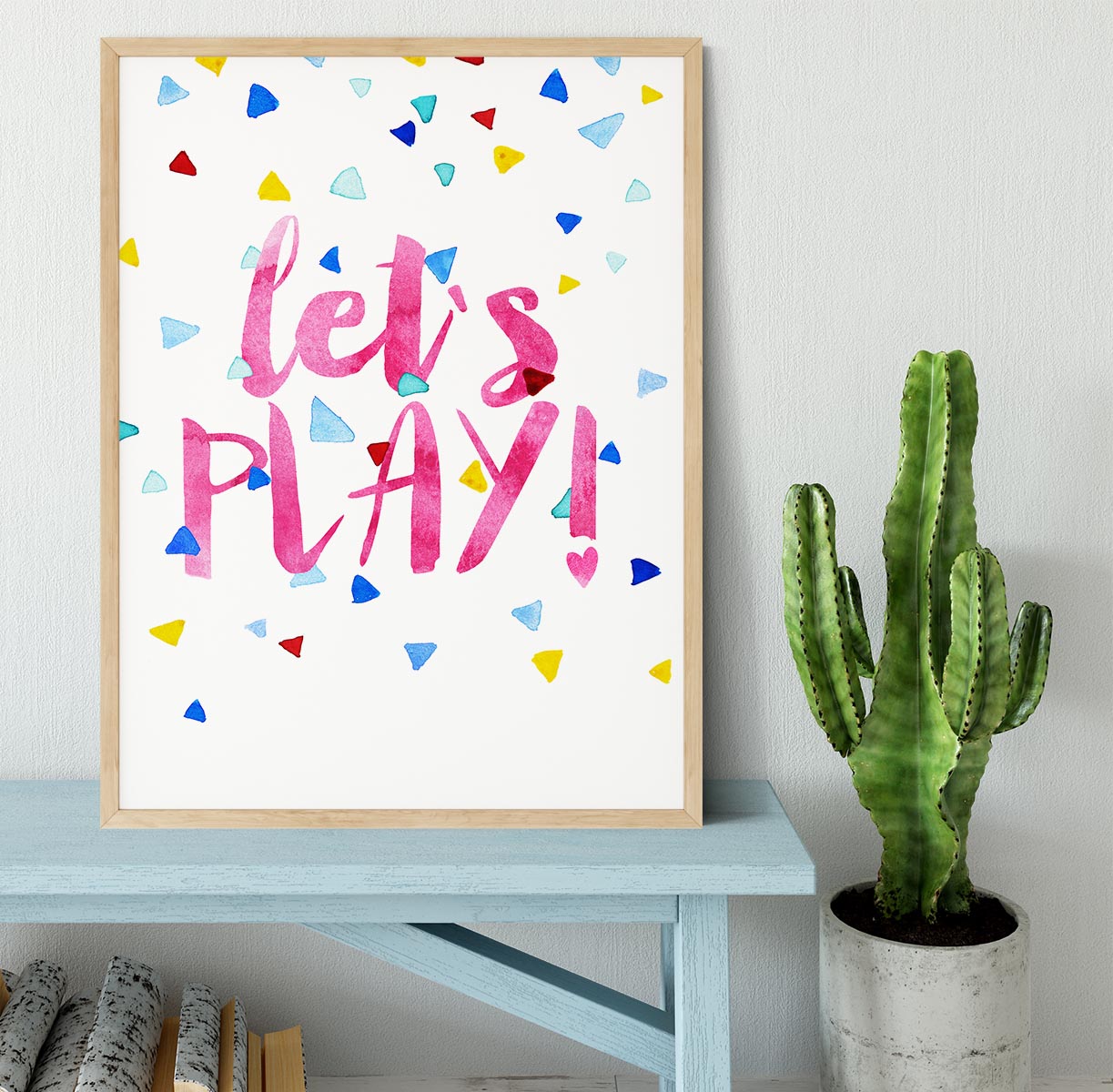 Lets Play Framed Print - 1x - 4