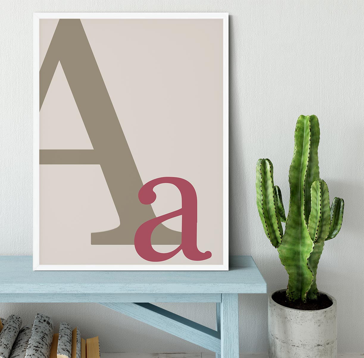 Letter A Framed Print - 1x -6