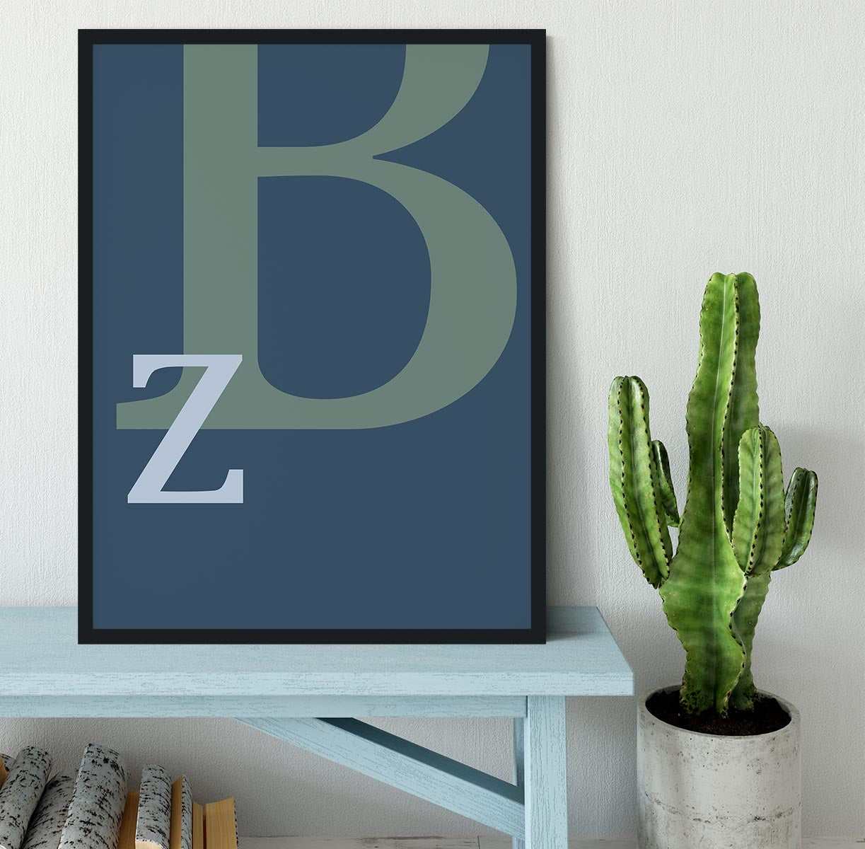 Letter B Framed Print - 1x - 2