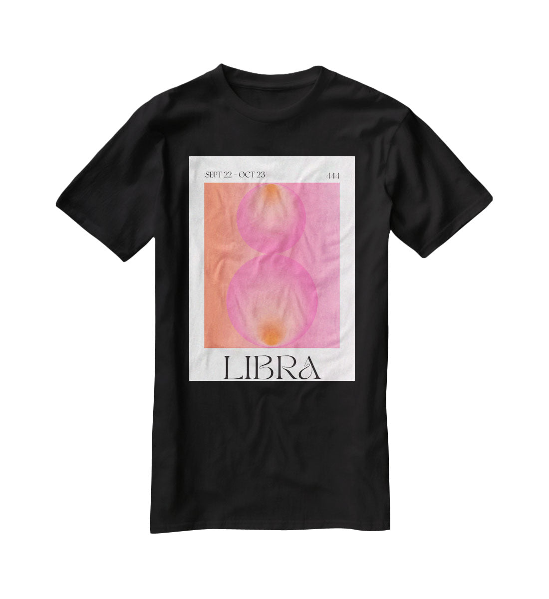 Libra Zodiac Equilibrium Art T-Shirt - Canvas Art Rocks - 1