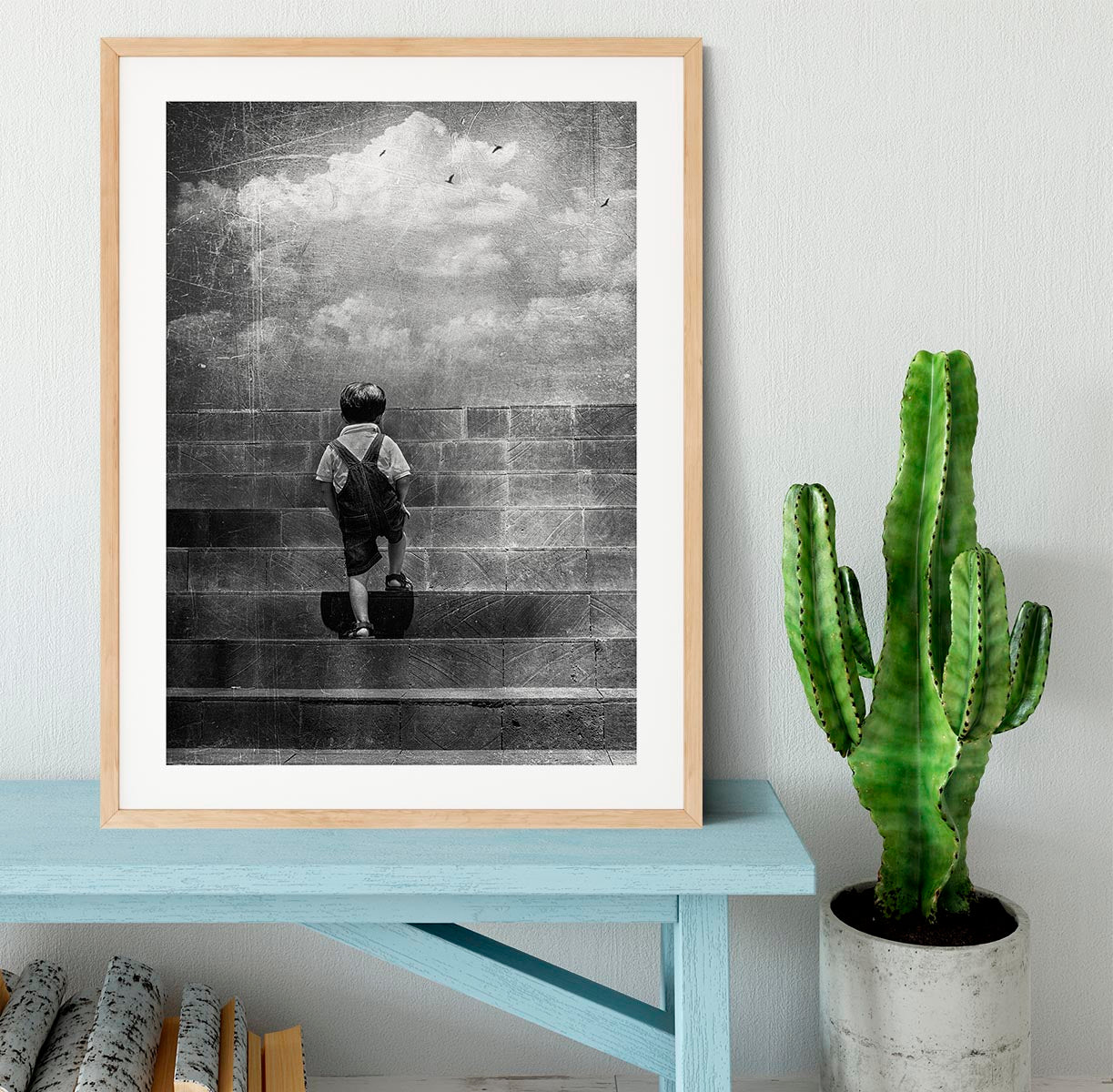 Life is just a lonely highway Framed Print - 1x - 3