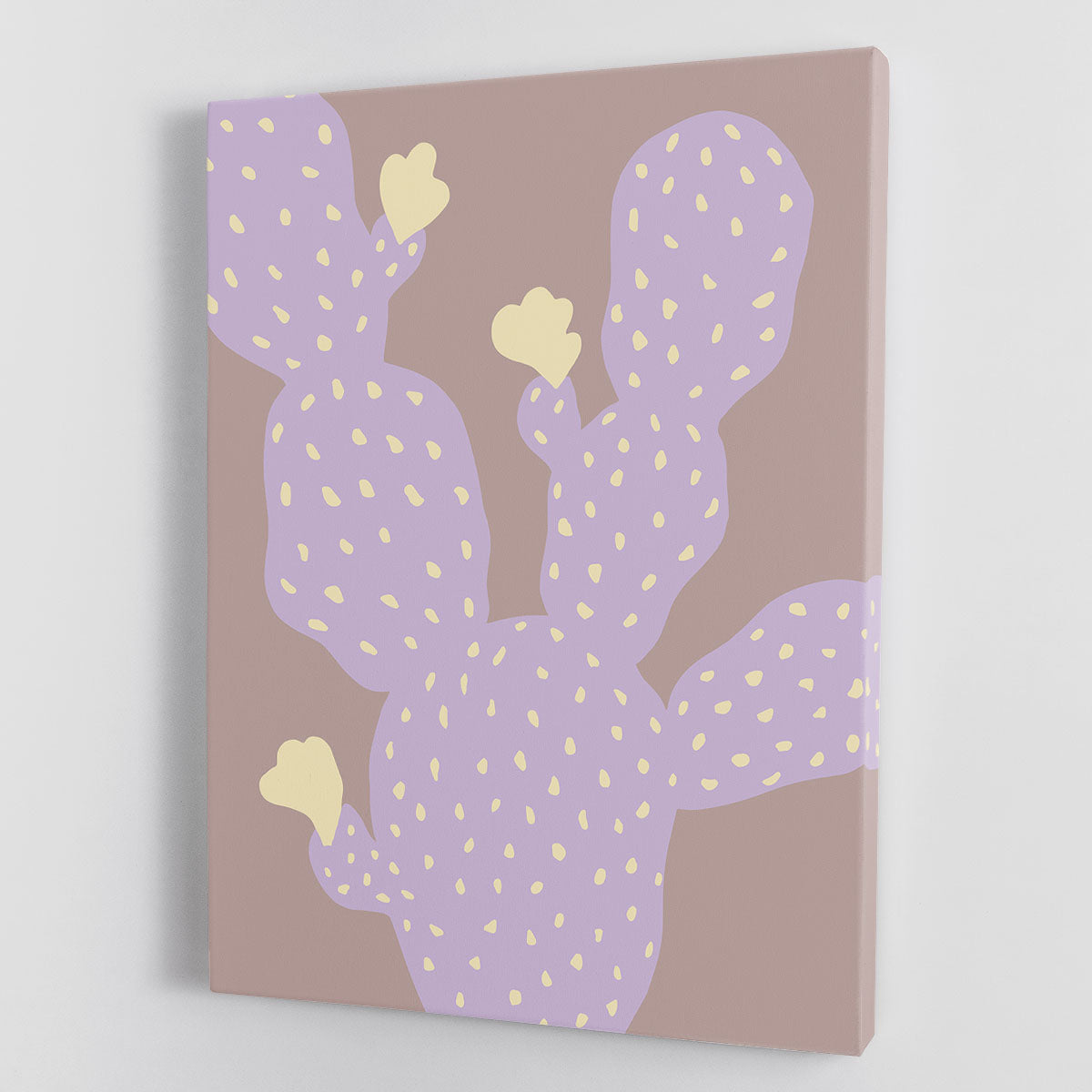 Lilac Cactus Canvas Print or Poster - 1x - 1