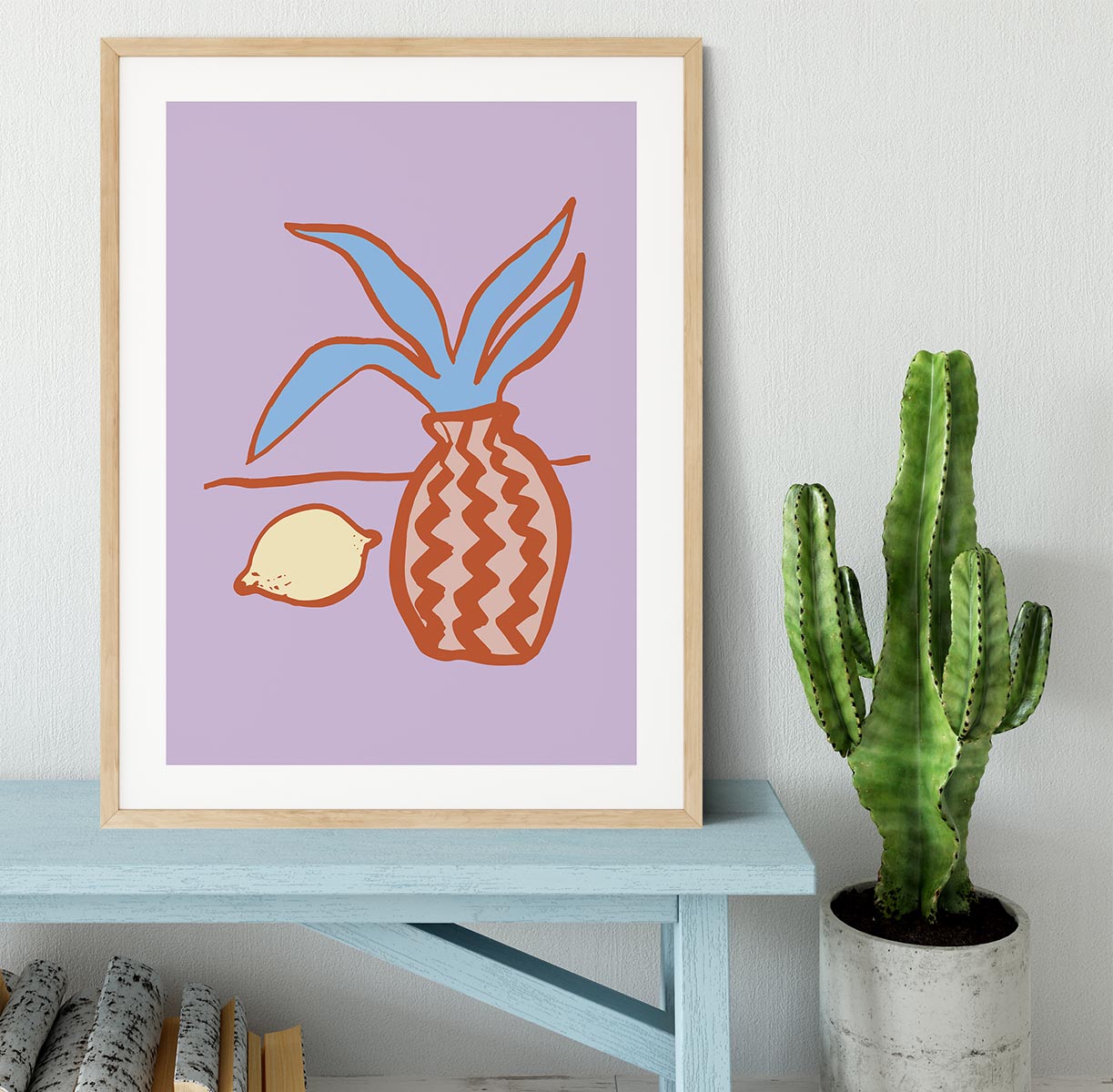 Lilac Lemon Framed Print - 1x - 3