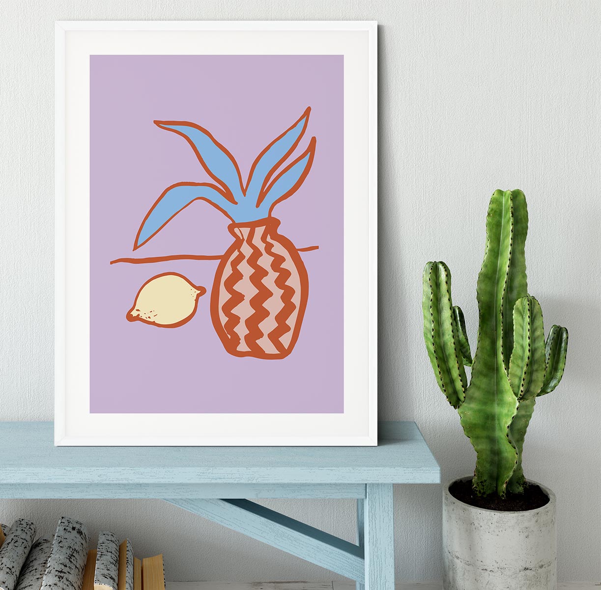 Lilac Lemon Framed Print - 1x - 5