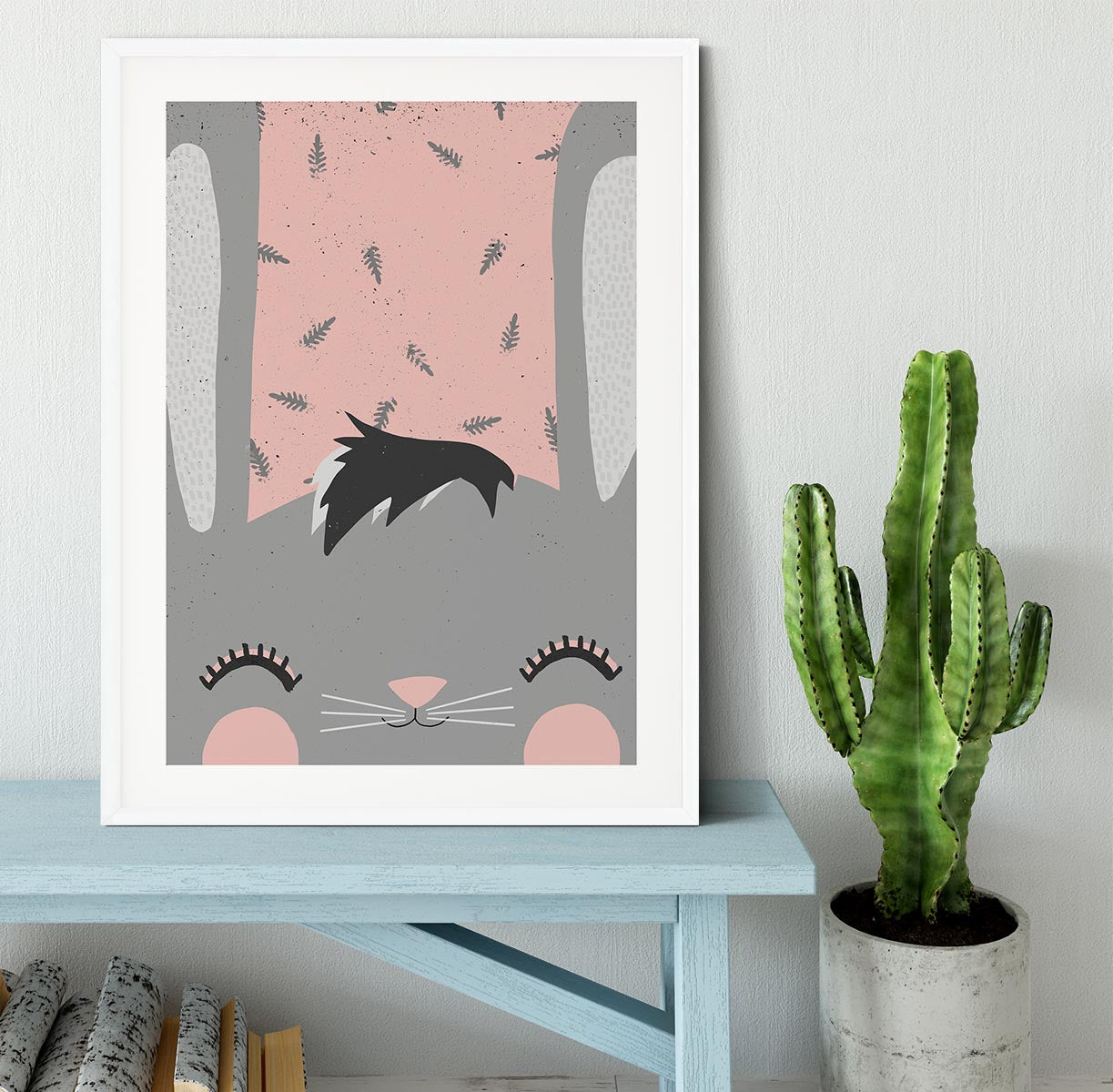 Little Bunny Pink Framed Print - 1x - 5