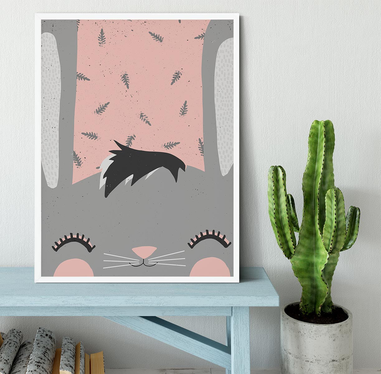 Little Bunny Pink Framed Print - 1x -6