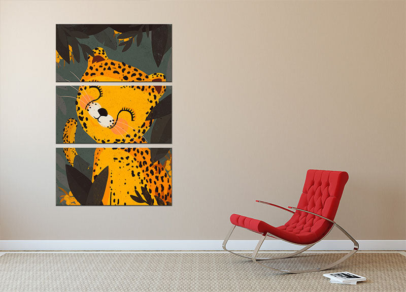 Little Leo 3 Split Panel Canvas Print - 1x - 2