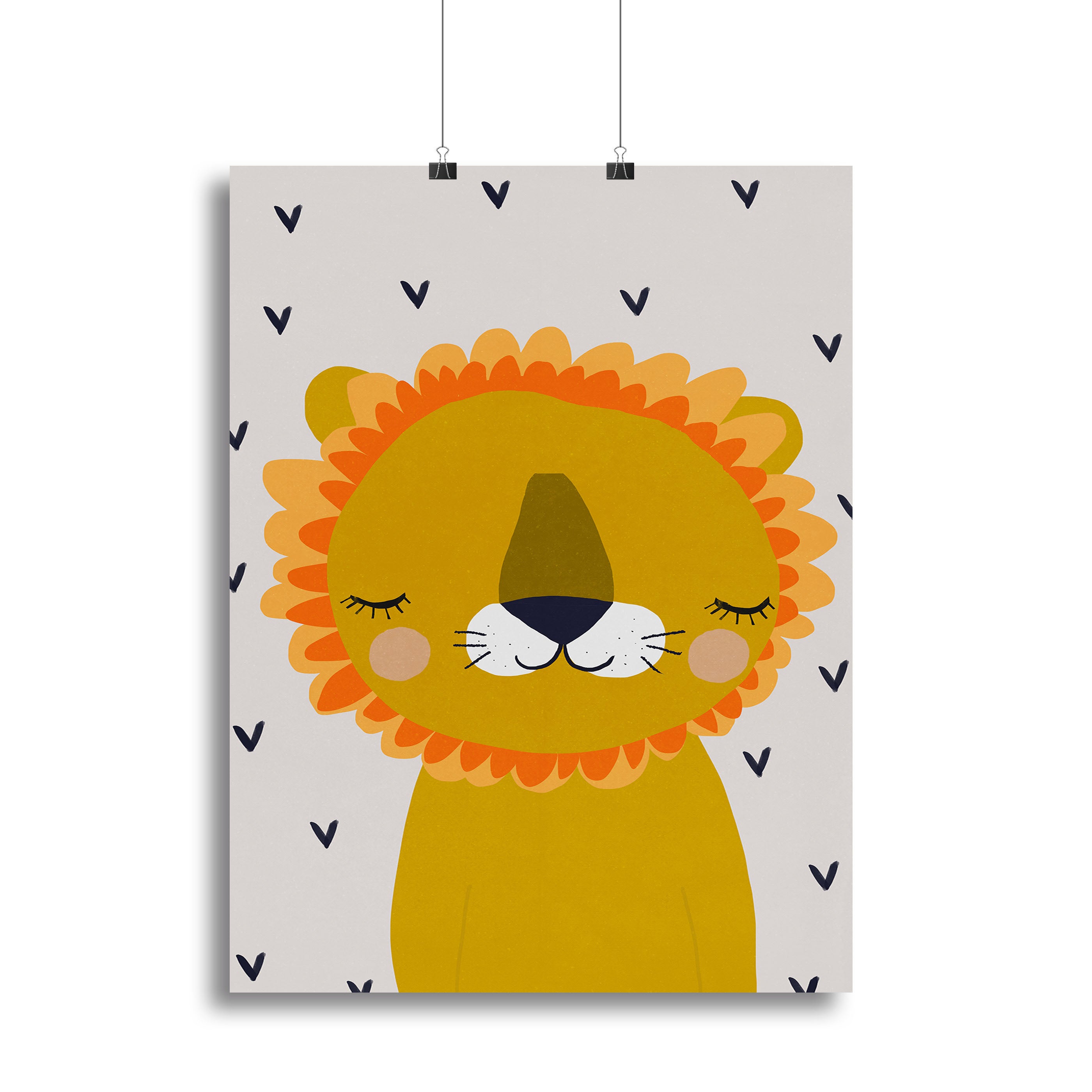 Little Lion Canvas Print or Poster - 1x - 2