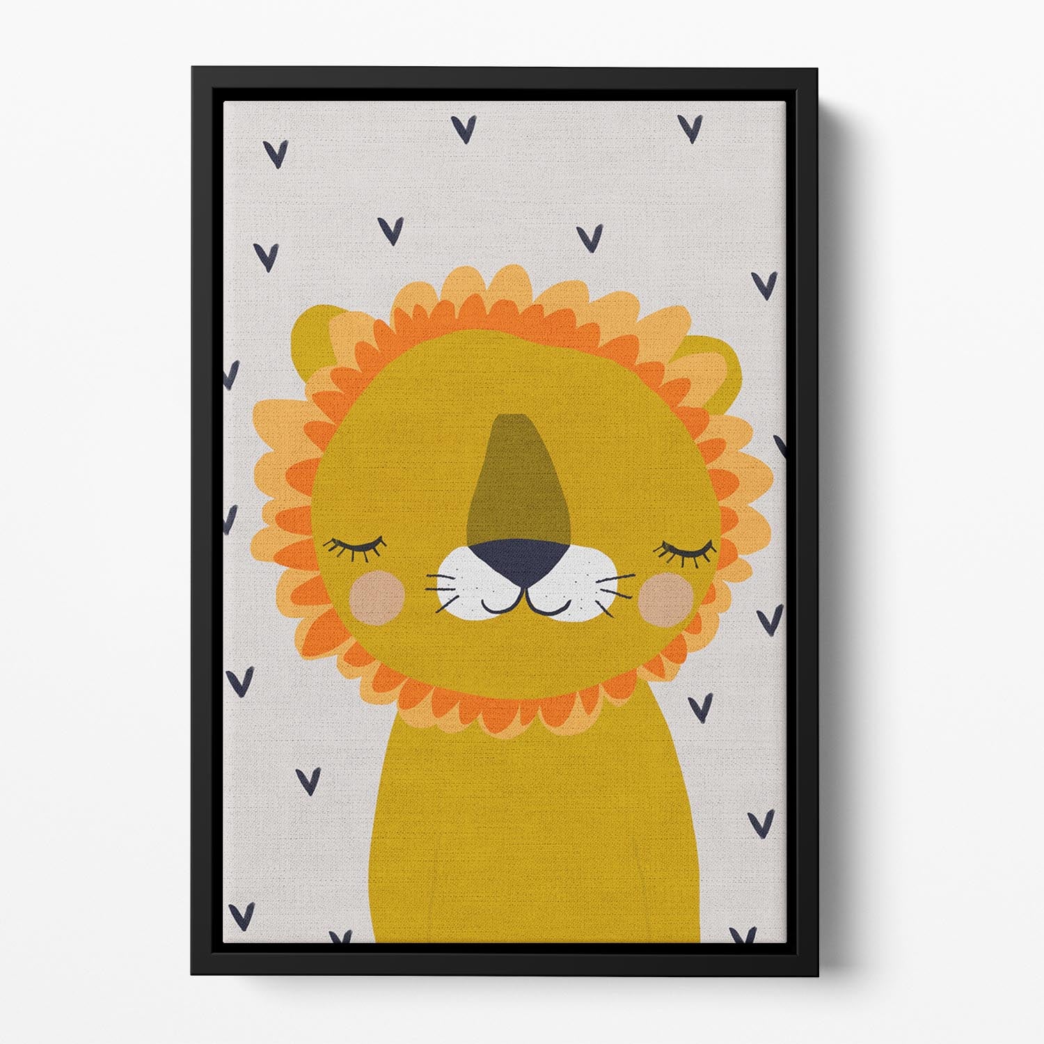 Little Lion Floating Framed Canvas - 1x - 2