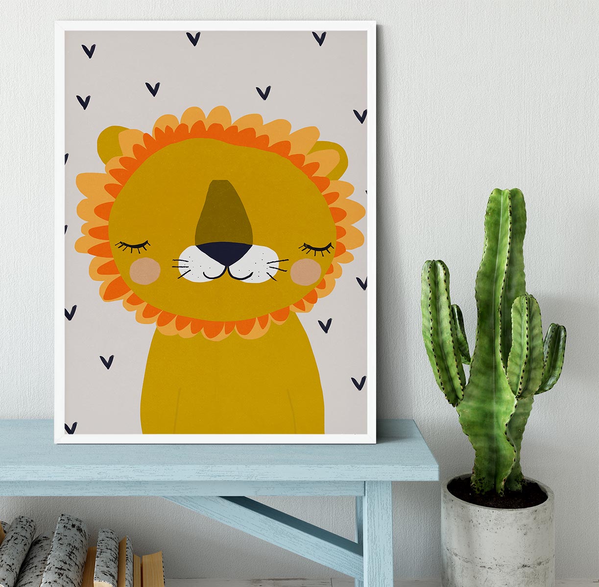 Little Lion Framed Print - 1x -6