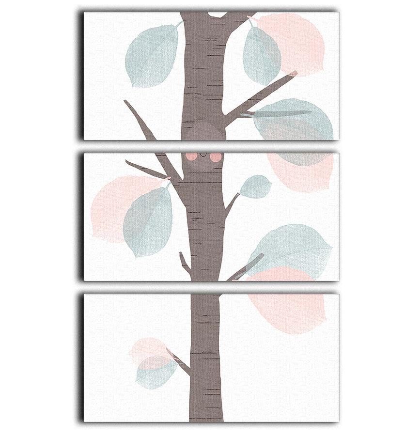 Little Tree 3 Split Panel Canvas Print - 1x - 1