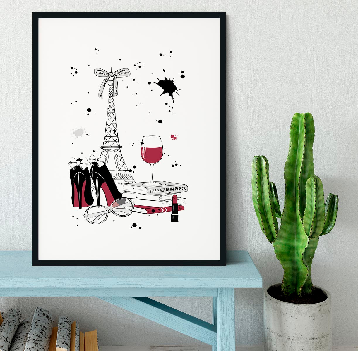 Living in Paris Framed Print - Canvas Art Rocks - 1