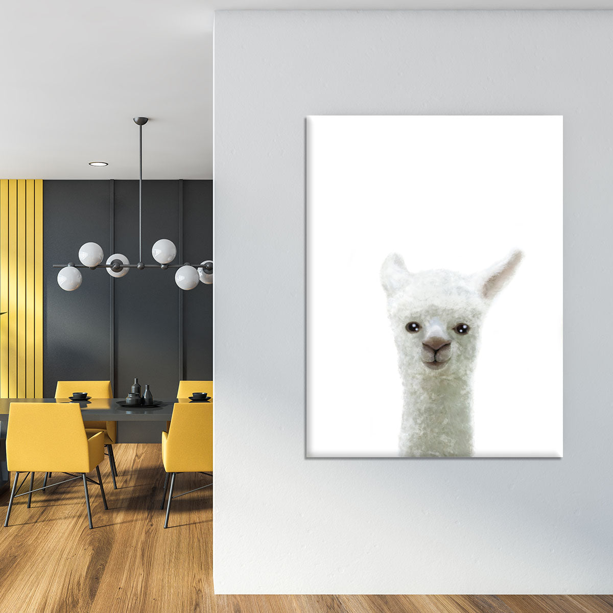 Llama Canvas Print or Poster - 1x - 4