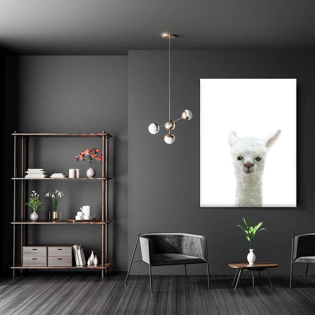 Llama Canvas Print or Poster - 1x - 5