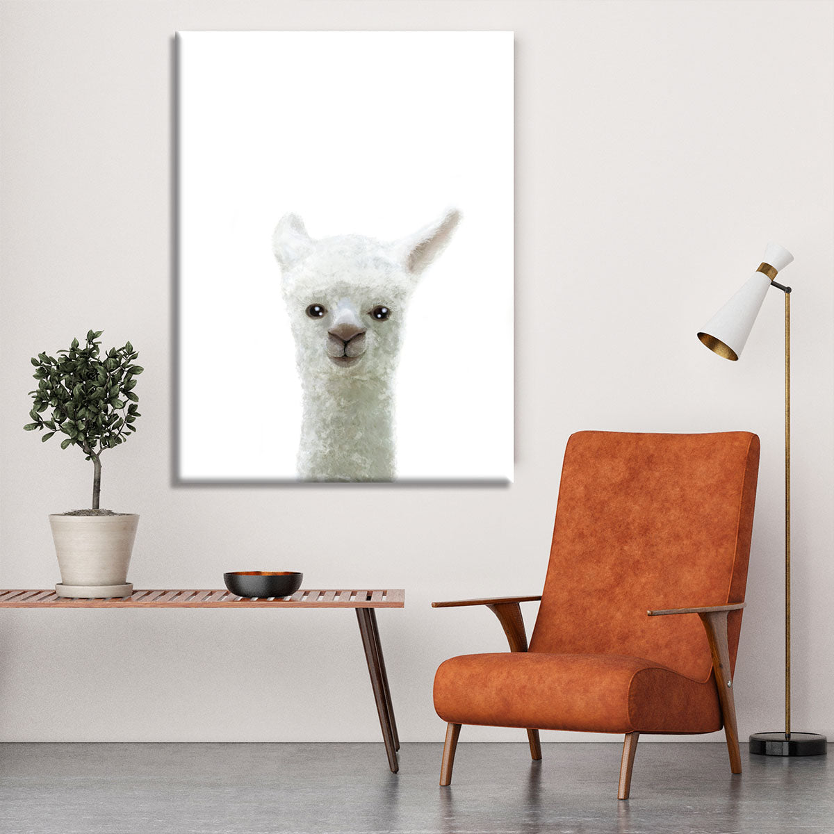 Llama Canvas Print or Poster - 1x - 6