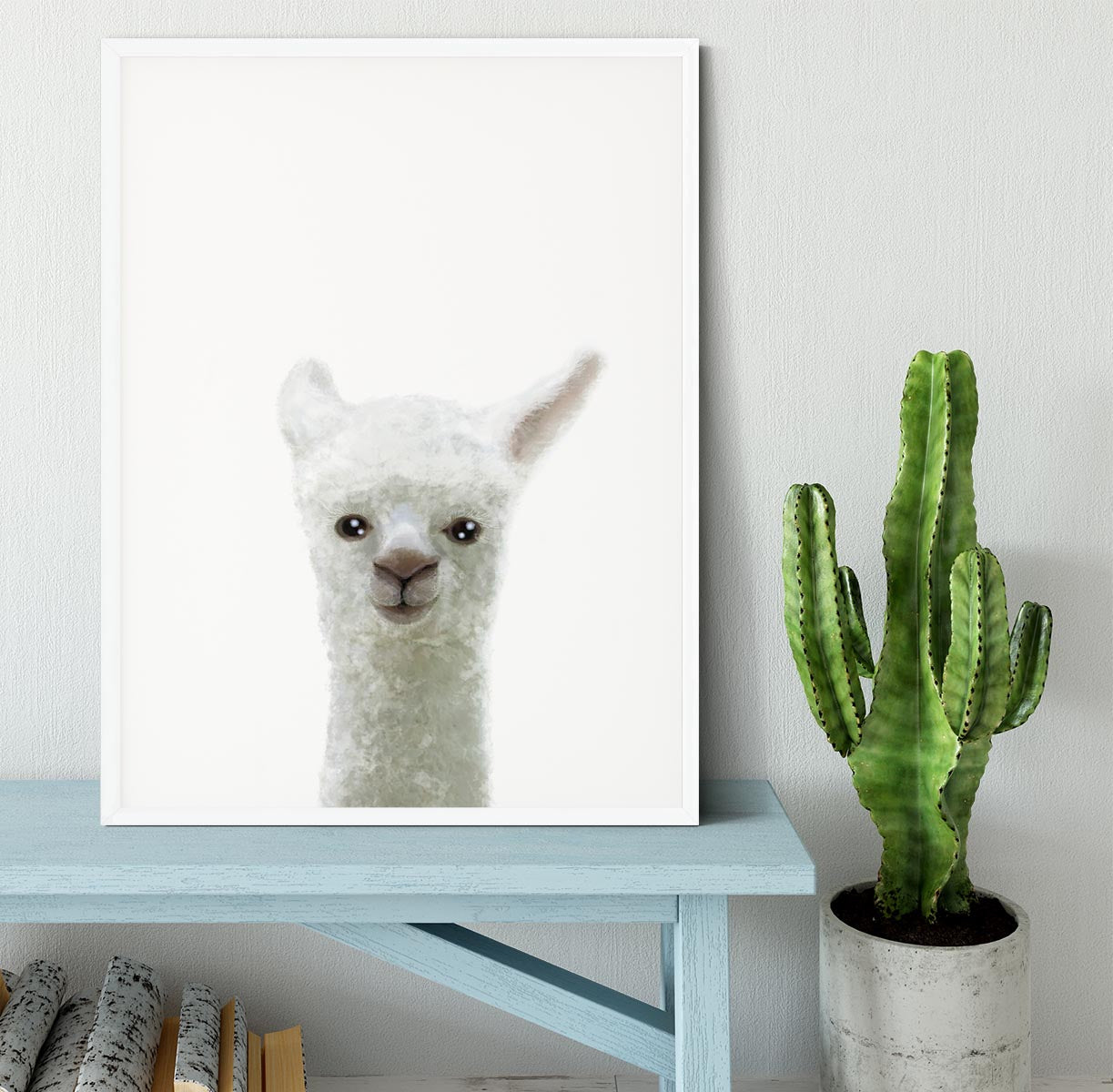 Llama Framed Print - 1x -6