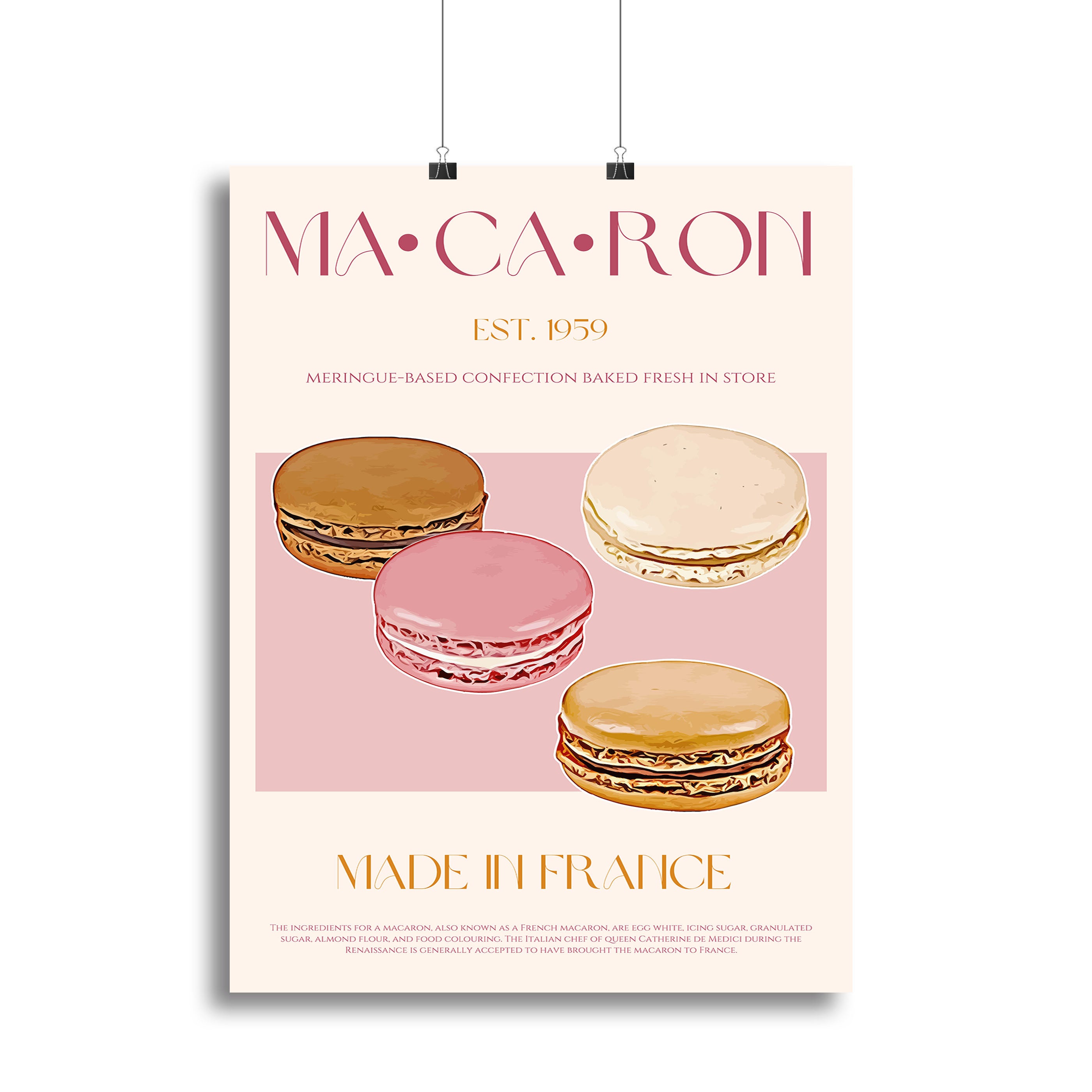 Macaron Print Canvas Print or Poster - Canvas Art Rocks - 2