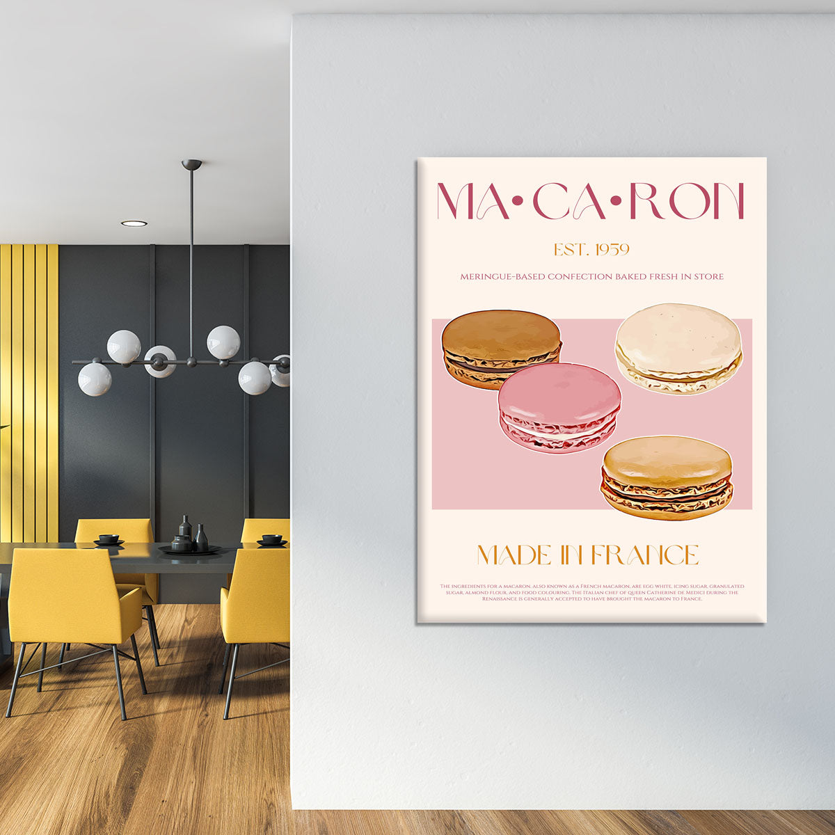 Macaron Print Canvas Print or Poster - Canvas Art Rocks - 4