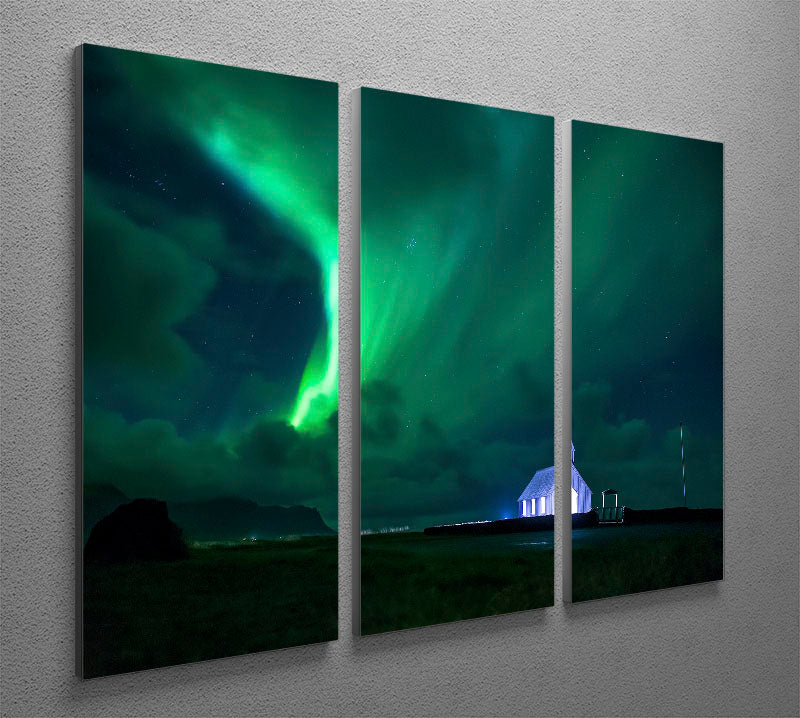 Magic night in Budir 3 Split Panel Canvas Print - Canvas Art Rocks - 2