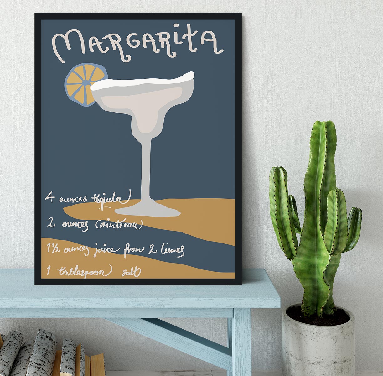 Margarita Framed Print - Canvas Art Rocks - 2