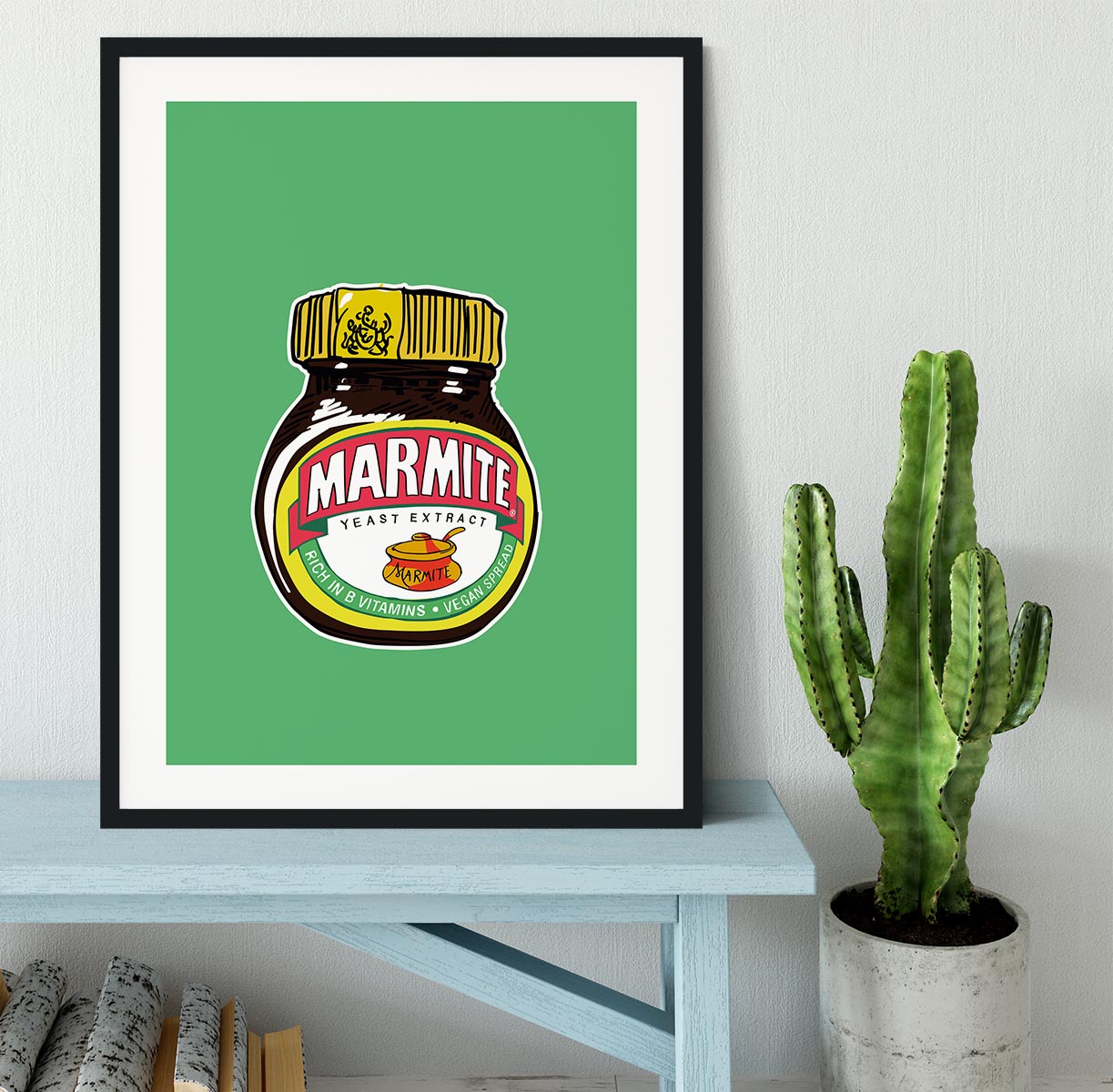 Marmite Standard Wall Art Framed Print - Canvas Art Rocks - 1