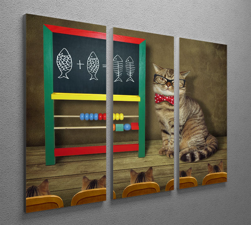 Math lesson 3 Split Panel Canvas Print - 1x - 2