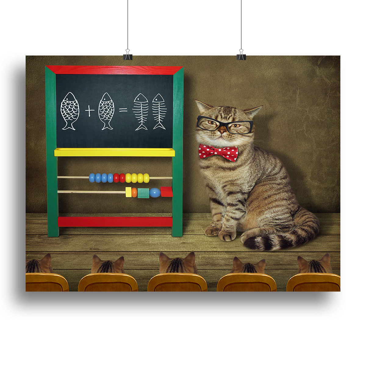 Math lesson Canvas Print or Poster - 1x - 2