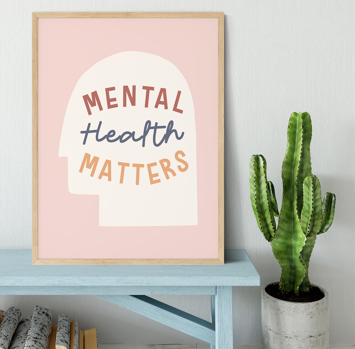 Mental health matters Framed Print - Canvas Art Rocks - 4