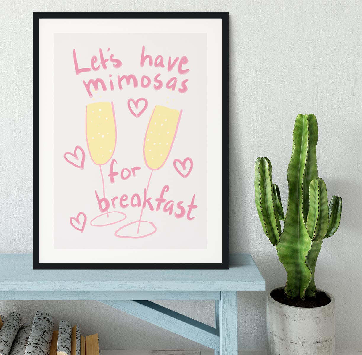 Mimosas Framed Print - Canvas Art Rocks - 1