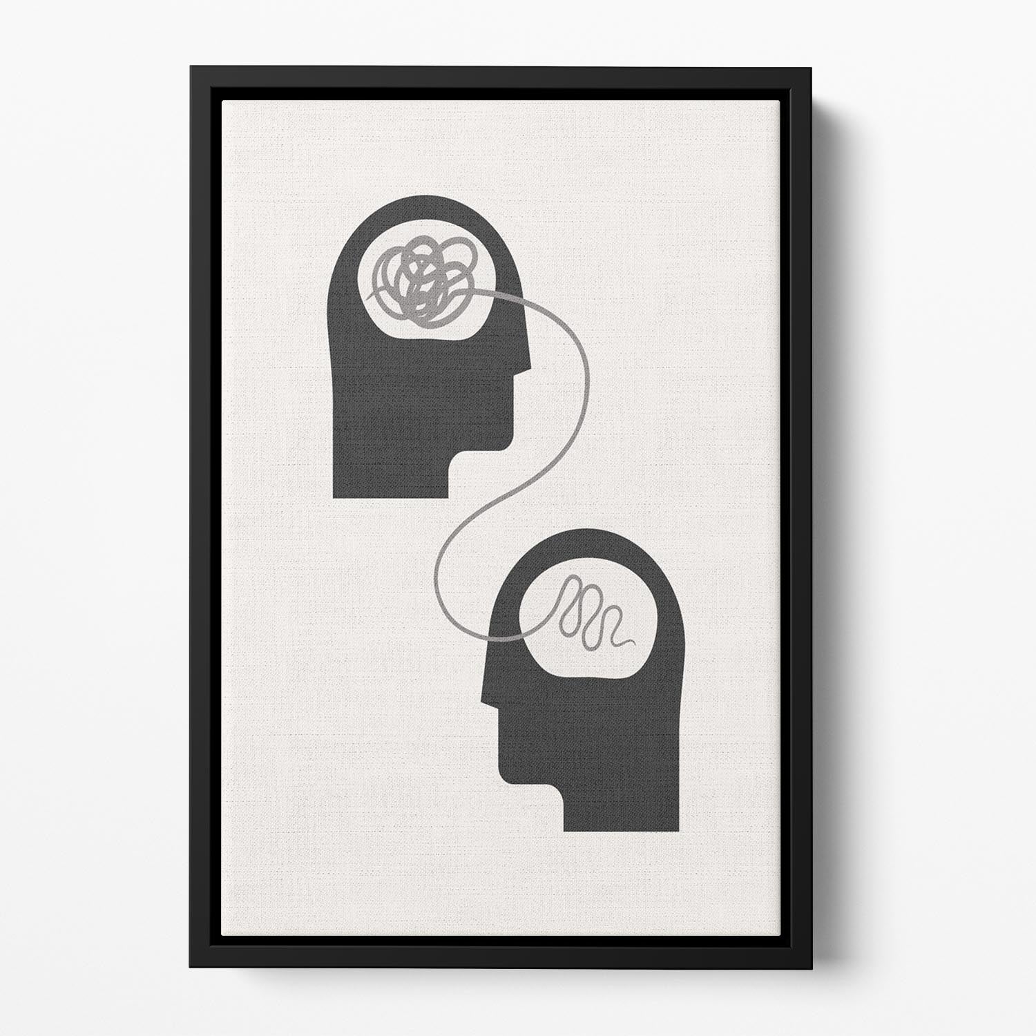 Mind Therapy No3 Floating Framed Canvas - Canvas Art Rocks - 2