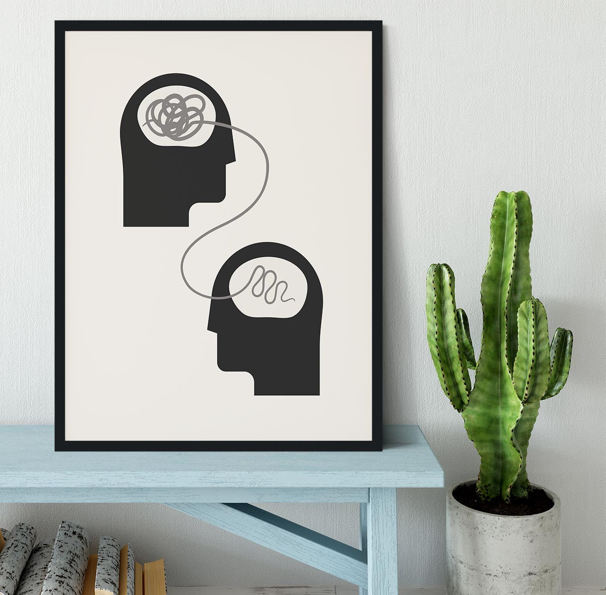 Mind Therapy No3 Framed Print - Canvas Art Rocks - 2