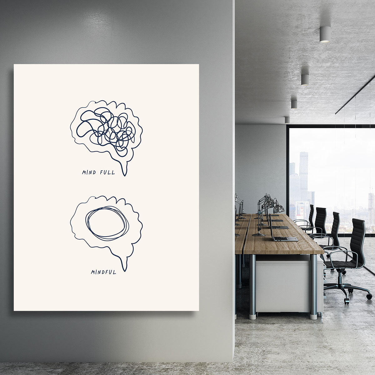 Mindfull Canvas Print or Poster - Canvas Art Rocks - 3