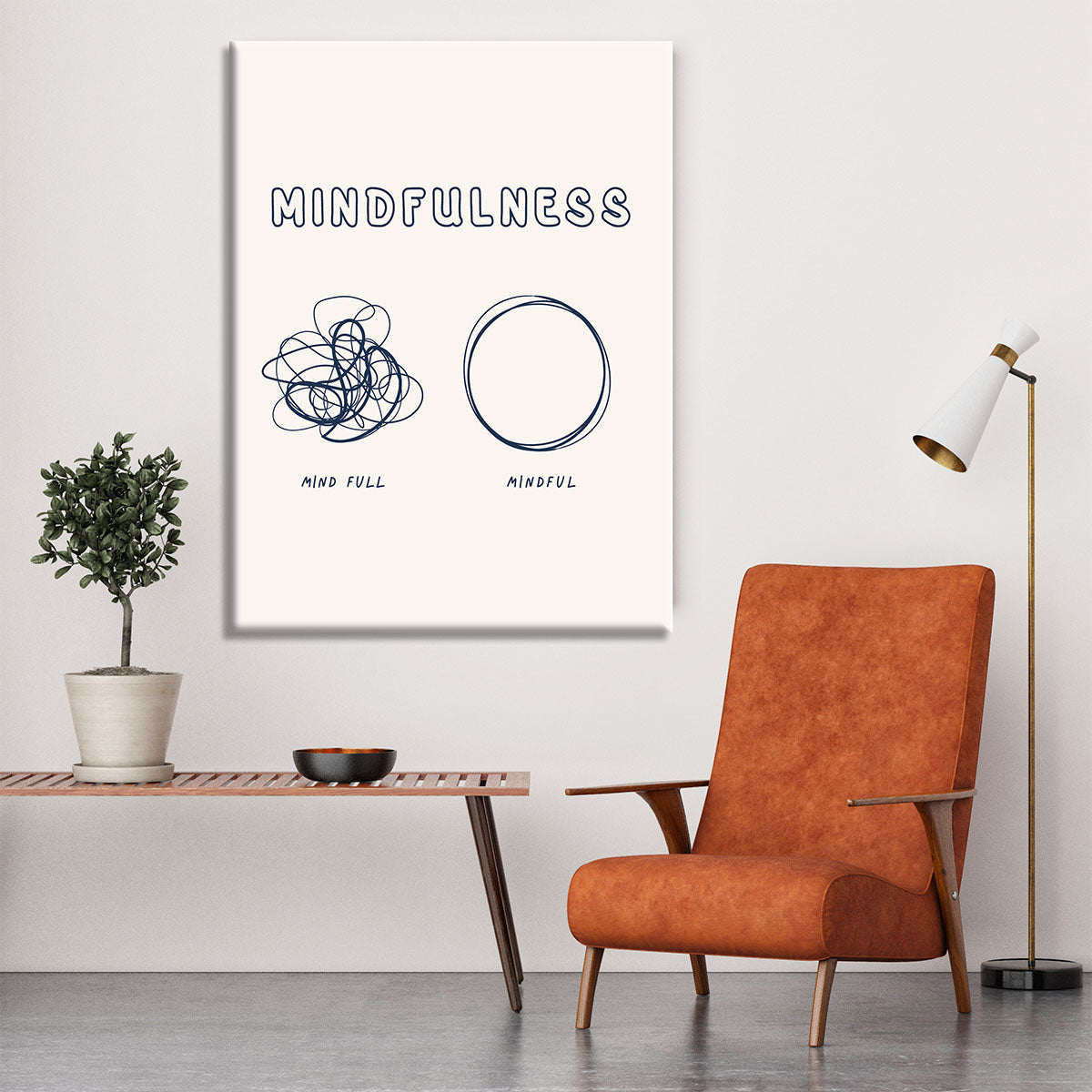 Mindfulness Canvas Print or Poster - Canvas Art Rocks - 6