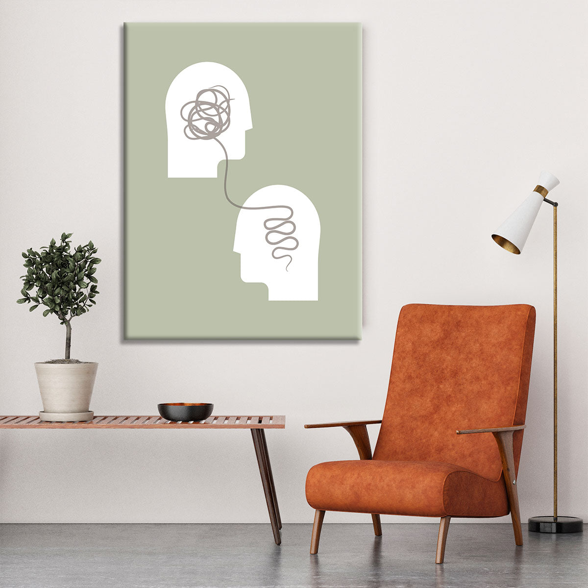 Minds Interlinked Canvas Print or Poster - Canvas Art Rocks - 6