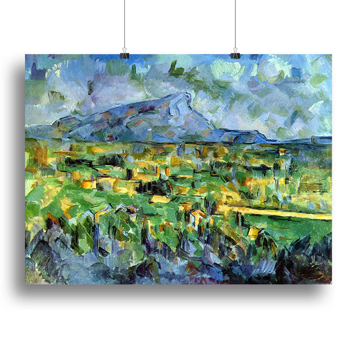 Mont Sainte-Victoire by Cezanne Poster - Unframed