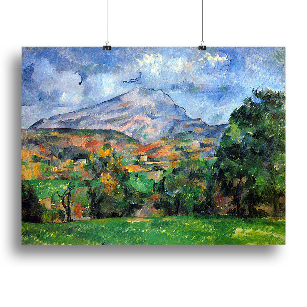 Mount St. Victoire by Cezanne Poster - Unframed