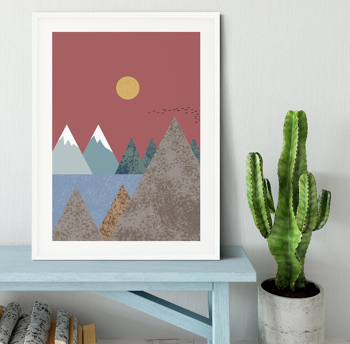 Mountain landscape Framed Print - 1x - 5