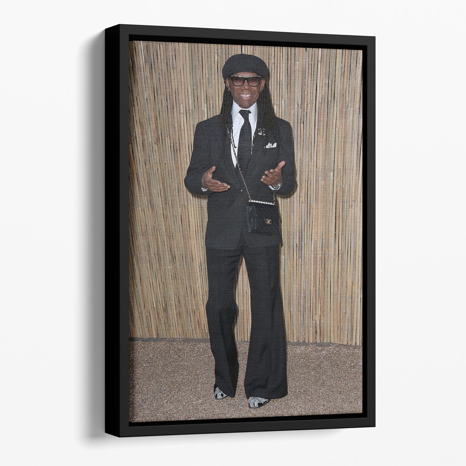 Nile Rodgers Floating Framed Canvas - Canvas Art Rocks - 1