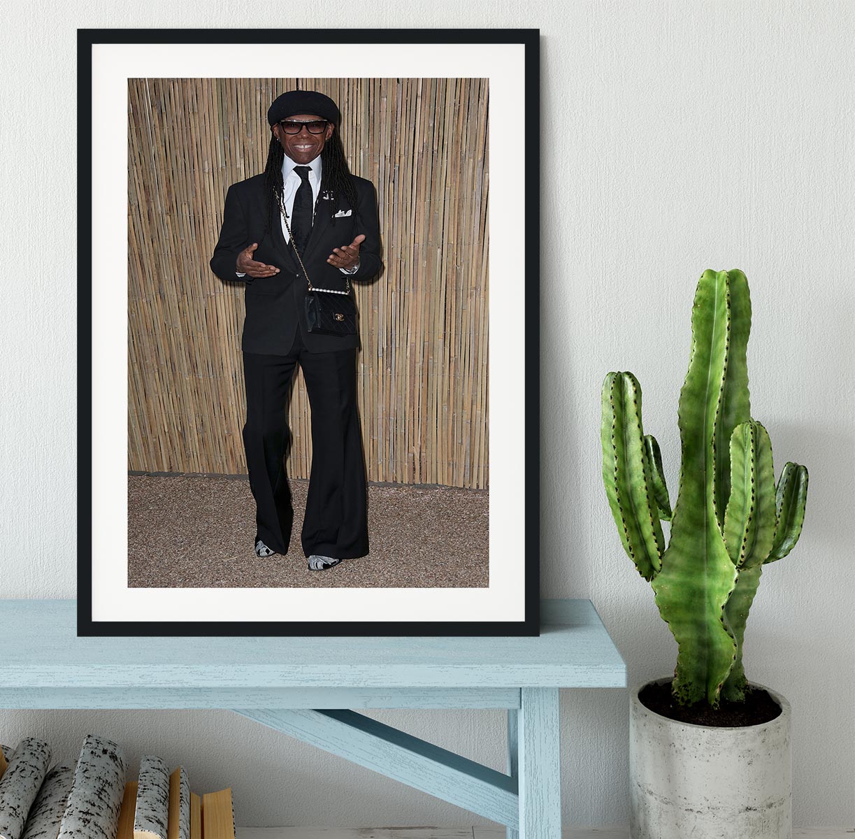 Nile Rodgers Framed Print - Canvas Art Rocks - 1