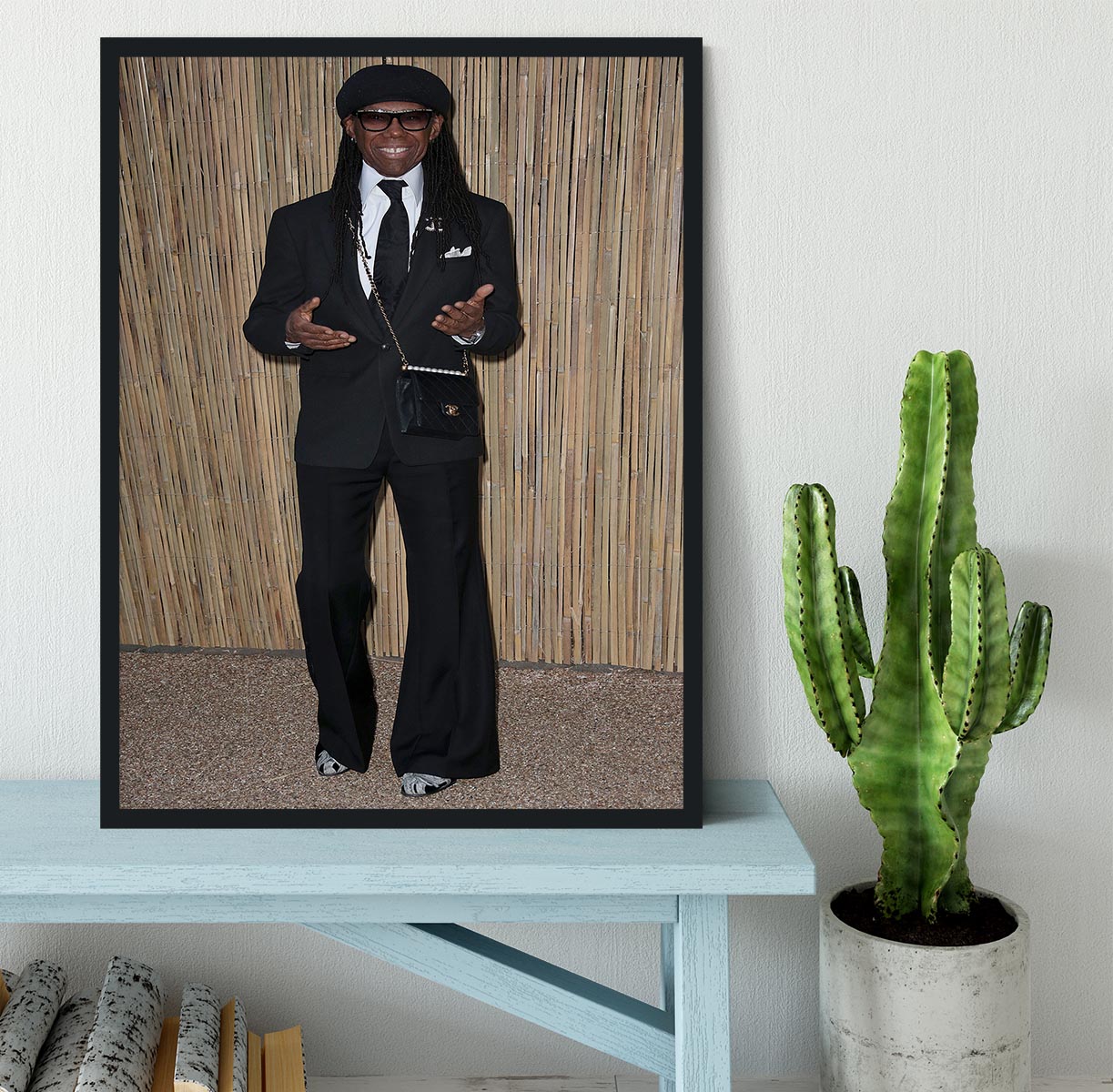 Nile Rodgers Framed Print - Canvas Art Rocks - 2