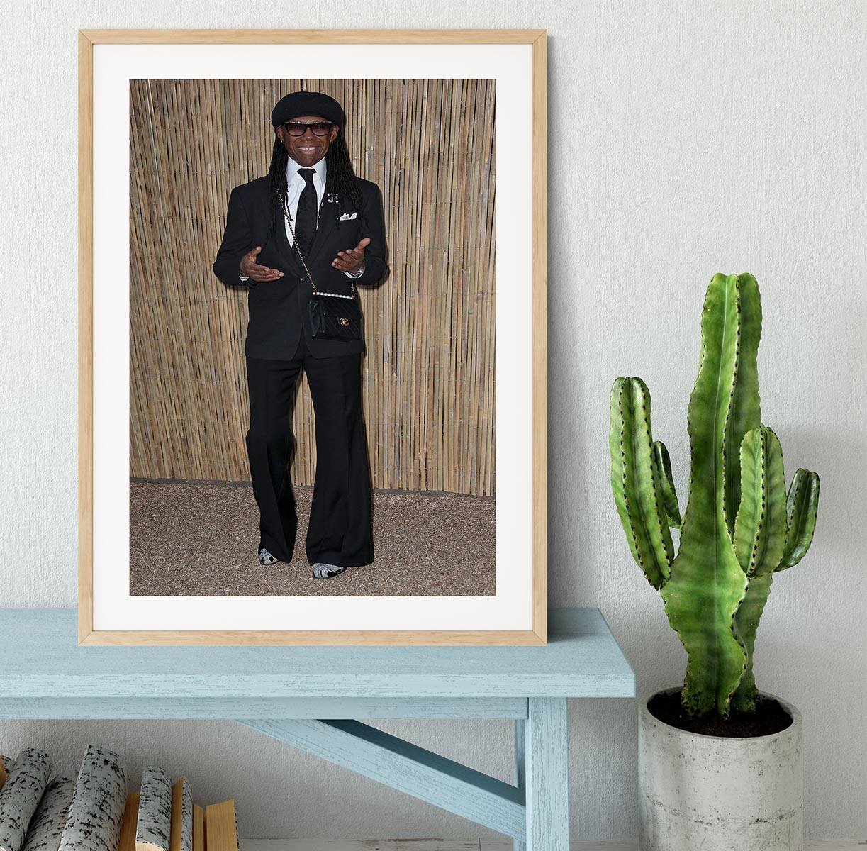 Nile Rodgers Framed Print - Canvas Art Rocks - 3