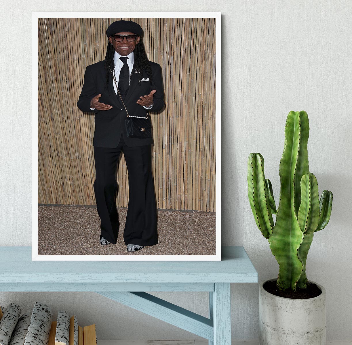 Nile Rodgers Framed Print - Canvas Art Rocks -6